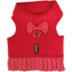 Pet Interest Dots Mesh Skirt Σαμαράκι Σκύλου Γιλέκο Κόκκινο Small