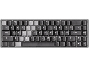 Akko MOD68 HE Ασύρματο Μηχανικό Gaming Πληκτρολόγιο 65% με Magnetic Διακόπτες RGB Black Grey