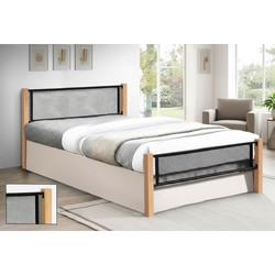Woodwell Νετ Κρεβάτι Διπλό Ξύλο & Μέταλλο 150x200cm Ε8041,1