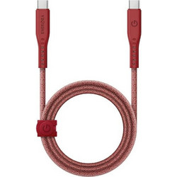 Energea CBL-FLCC-RED150M Braided USB-C to USB-C 240W 1.5m Red