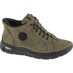 Rieker Γυναικεία Μποτάκια Αστραγάλου Suede Χακί 44550-54