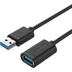 Unitek Y-C459GBK Καλώδιο USB-A Male 3.2 to USB-A Female 2m Black