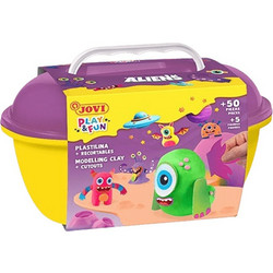 Jovi Play & Fun Εξωγήινοι Σετ Πλαστελίνης με Εργαλεία 55τμχ