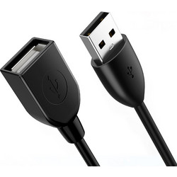Cabletime CT-AMAF2 Καλώδιο USB-A Male 2.0 to USB-A Female 1.5m Black