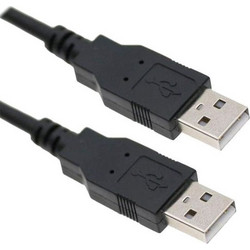 Digitus AK-300101-018-S Καλώδιο USB-A Male 2.0 to USB-A Male 1.8m Black