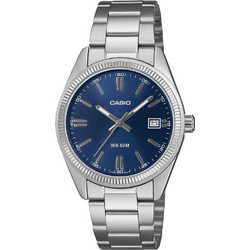 Casio Collection Ανδρικό Ρολόι με Ασημί Μεταλλικό Μπρασελέ UTP-1302PD-2A1V