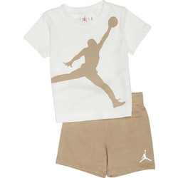 Jordan Jumpman Παιδικό Σετ για Αγόρι Λευκό Μπεζ 65C138-J34
