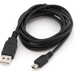LogiLink CU0014 Καλώδιο USB-A Male 2.0 to USB-A Mini Male 1.8m Black