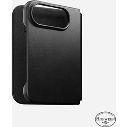 Nomad Traditional Leather Folio Horween Black (iPhone Duo)