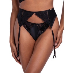 Dorina Ζαρτιέρες με Δαντέλα See Through Μαύρες VFXSP0001LA182-BK0001