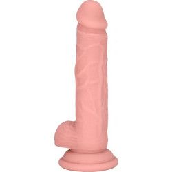 Guilty Toys Ρεαλιστικό Dildo με Βεντούζα & Όρχεις 17.1cm Flesh