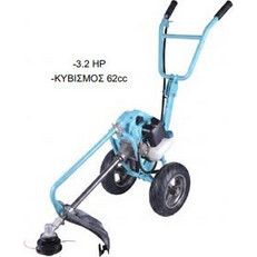 Kyros KY1062 Χορτοκοπτικό Βενζίνης με Ρόδες 3.2hp