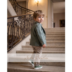 Stova Bambini Βαπτιστικό Κοστούμι με Παντελόνι Πουκάμισο Σακάκι & Γιλέκο 7τμχ AW27B4