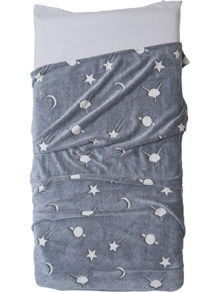 Viopros Αρίωνας Κουβέρτα Κούνιας Fleece 100x150 Γκρι