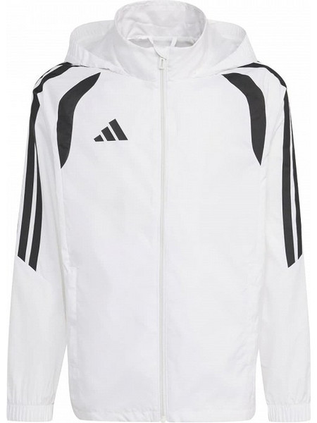 Adidas Tiro 26 League Αθλητικό Παιδικό Μπουφάν Softshell Αδιάβροχο Λευκό Μαύρο JY9722