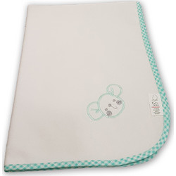 Figlio Bino Mouse Αδιάβροχο Σελτεδάκι Αλλαξιέρας Μωρού Πετσετέ Λευκό Βεραμάν 50x70cm