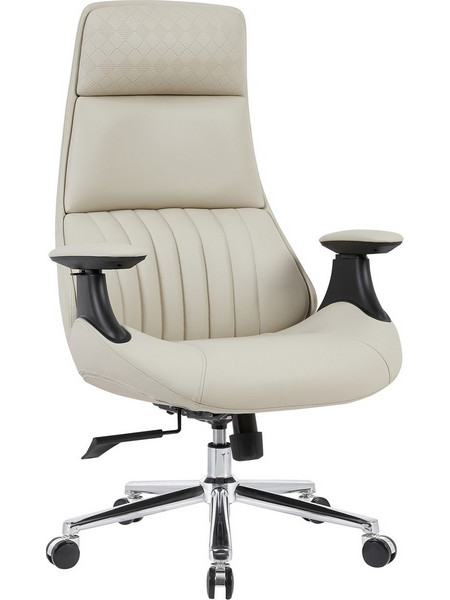 HomeMarkt Pulse Καρέκλα Διευθυντική με Ανάκλιση Μπεζ HM1234.02