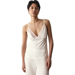 Triumph Comfort Allure Γυναικεία Μπλούζα Πιτζάμας Καλοκαιρινή Εκρού 10229178-00GZ