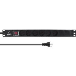 Lanview LVR-3MDK-SW-DK6 Πολύπριζο για Καμπίνες Rack 19"