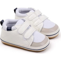 Childrenland Βρεφικά Sneakers Αγκαλιάς Μπεζ D5190