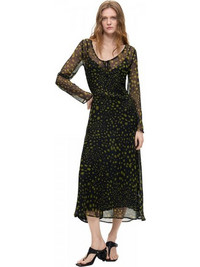 Desigual Midi Βραδινό Φόρεμα Μαύρο 26WWVW14-2000