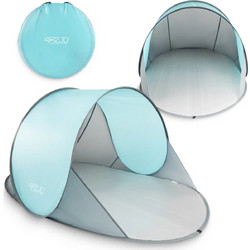 4FIZJO Τέντα Παραλίας Pop Up Τιρκουάζ 195x120x85cm 1432
