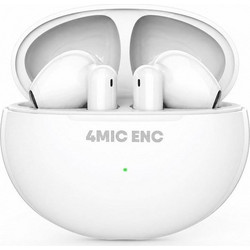 Moxom MX-TW85 TWS Ακουστικά Bluetooth Earbud White