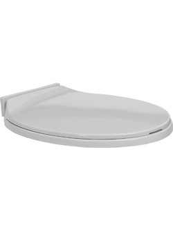 vidaXL Καπάκι Λεκάνης Οβάλ Πλαστικό Slim Soft Close 145814