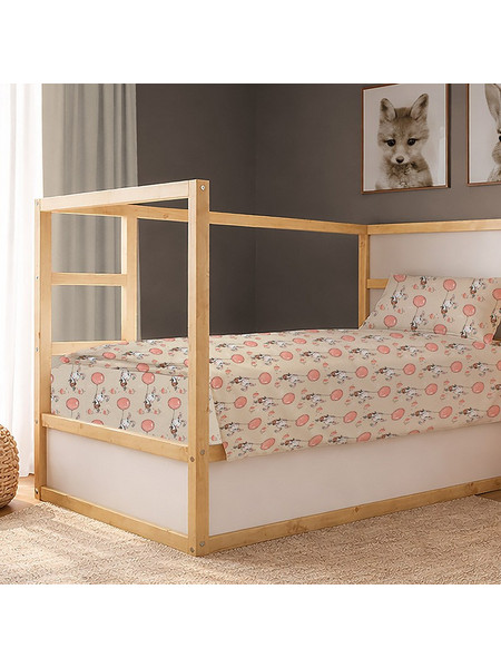 Dimcol Παιδικό Πάπλωμα Μονό Βαμβακερό 160x240 Floating Bunny 714