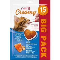 Catit Creamy with Salmon & Prawns 15x10gr