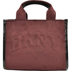 DKNY Hadlee Γυναικεία Τσάντα Χειρός Σουέτ Μπορντό R63AMC80-SAR