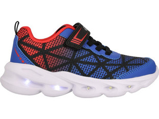 Zig-Zag Παιδικά Sneakers με Φωτάκια Royal Blue Κόκκινα Z242078-2102