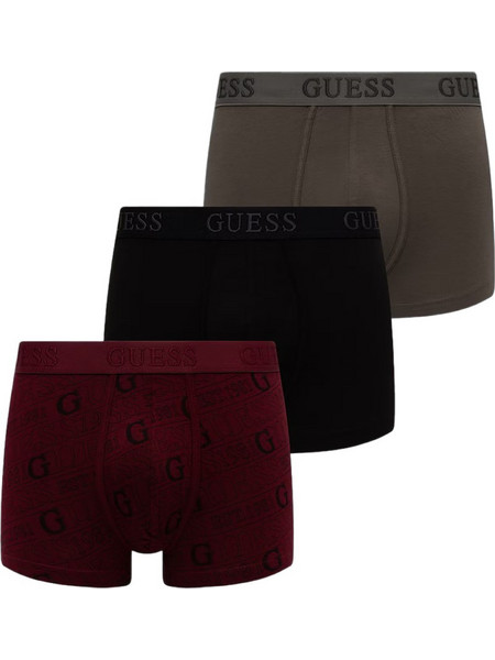 Guess Ανδρικά Μποξεράκια Σετ 3Pack U6BG06K5372-PMS7