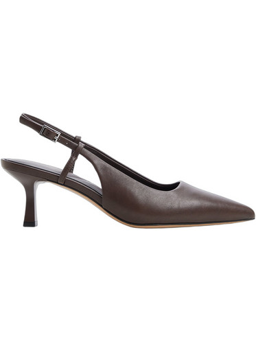 Aldo Γόβες Slingback με Λεπτό Χαμηλό Τακούνι Σοκολατί 100050868-012