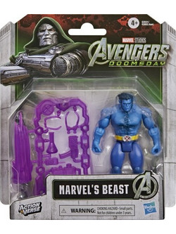 Hasbro Marvel Avengers Doomsday Actionverse Marvel's Beast Φιγούρα Δράσης για 4+ Ετών 11cm ]