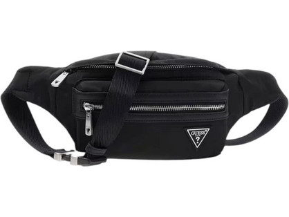 Guess Berlin Τσαντάκι Μέσης Μαύρο HMBEPOP6456-BLA