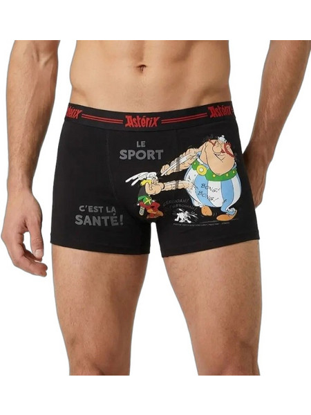 Asterix Ανδρικό Μποξεράκι Μαύρο AS1108-56-02
