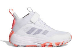 Adidas Ownthegame 3.0 Παιδικά Αθλητικά Παπούτσια για Μπάσκετ Λευκά Πορτοκαλί LA0474