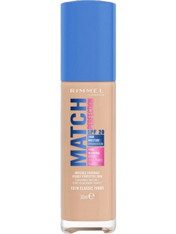 Rimmel Match Perfection 101N Classic Ivory Liquid Make Up SPF20 30ml