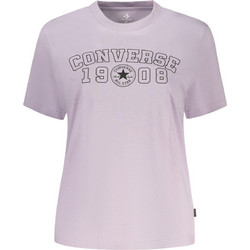 Converse Γυναικείο Αθλητικό T-Shirt Λιλά CVW6T533