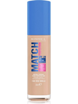 Rimmel Match Perfection 150C Rose Vanilla Liquid Make Up SPF20 30ml