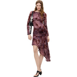 Desigual Midi Βραδινό Φόρεμα Μπορντό 26WWVK20-3041