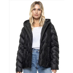 Splendid Γυναικείο Μπουφάν Χειμωνιάτικο Puffer Μακρύ Μαύρο 56-101-075