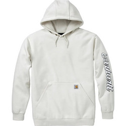 Carhartt Ανδρικό Φούτερ με Κουκούλα & Τσέπες Μπεζ 107807-W03