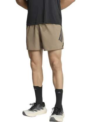 Adidas Αθλητικό Ανδρικό Σορτς Running Καφέ KR3064-KHABLK