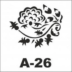 Artebella Στένσιλ Σχέδια Λουλούδι 20x20cm A-26