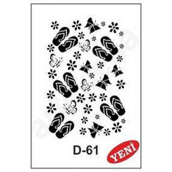 Artebella Στένσιλ Σχέδια Σαγιονάρες Πεταλούδες 20x30cm D-61