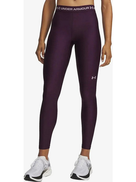 Under Armour HeatGear Γυναικείο Κολάν Μακρύ Ψηλόμεσο Μπορντό 601002-526