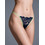 Milena By Paris Γυναικείο Sexy String με Δαντέλα Navy Μπλε 6993