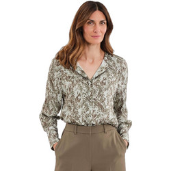Gerry Weber Μακρυμάνικο Γυναικείο Πουκάμισο Μεταξωτό Πράσινο Mint N71034730040